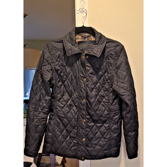 L.L. Bean Women’s Quilted Riding Chore Jacket Black S Equestrian Coat Outerwear - Picture 1 of 9